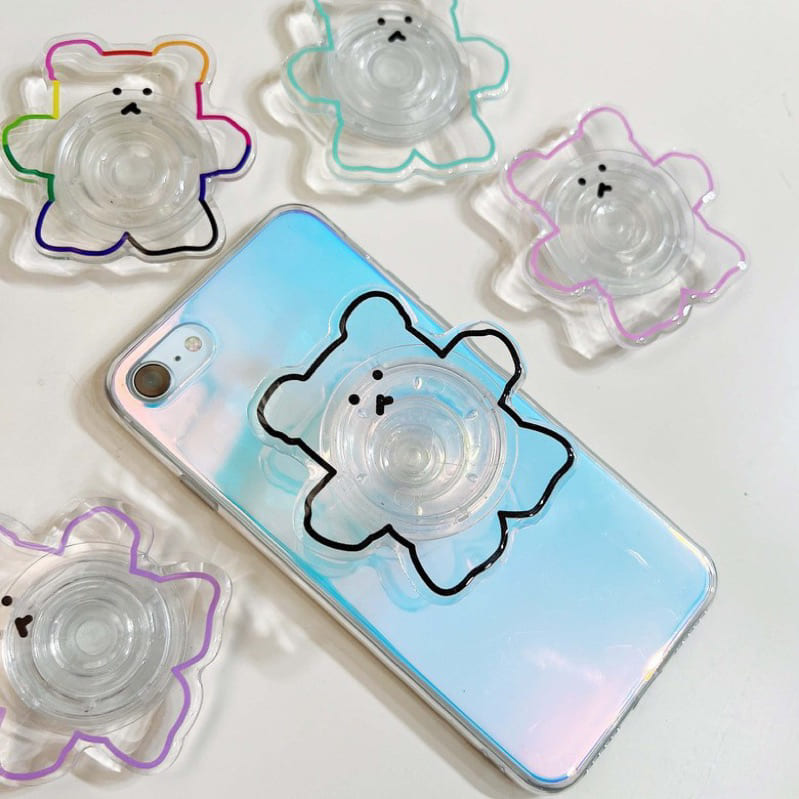 POPSOCKET MOTIF LUCU / CASING PHONE HOLDER KEKINIAN / GRIPTOK PHONE HOLDER / CARTOON ACYLIC PHONE GRIP SOCKET / PHONE STAND / POPGRIP/