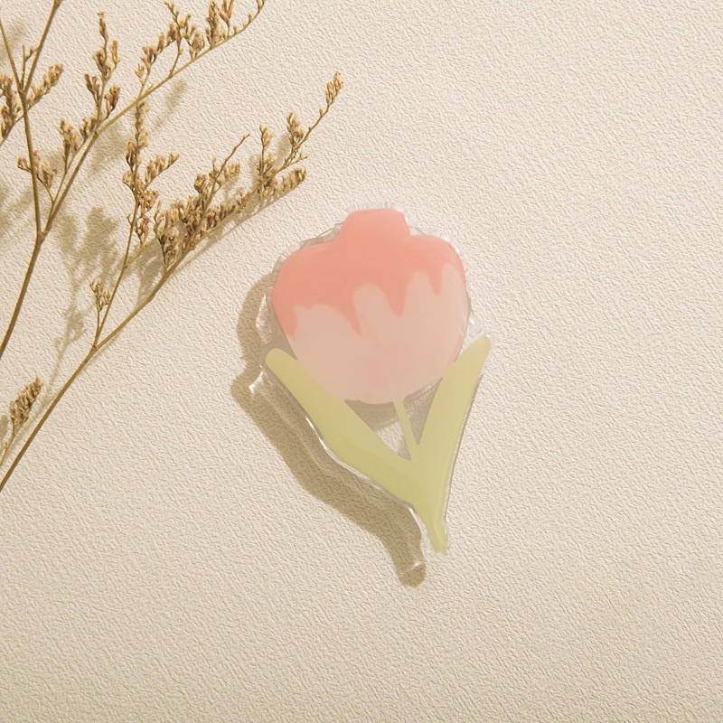 Stand Holder hp Transparan Kupu-kupu Warna Permen Phone Holeder