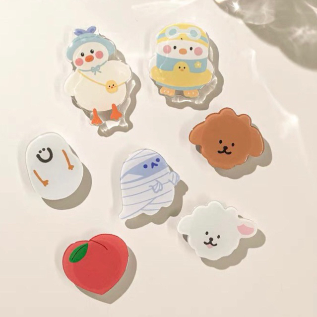 POPSOCKET MOTIF LUCU / CASING PHONE HOLDER KEKINIAN / GRIPTOK PHONE HOLDER / CARTOON ACYLIC PHONE GRIP SOCKET / PHONE STAND / POPGRIP/