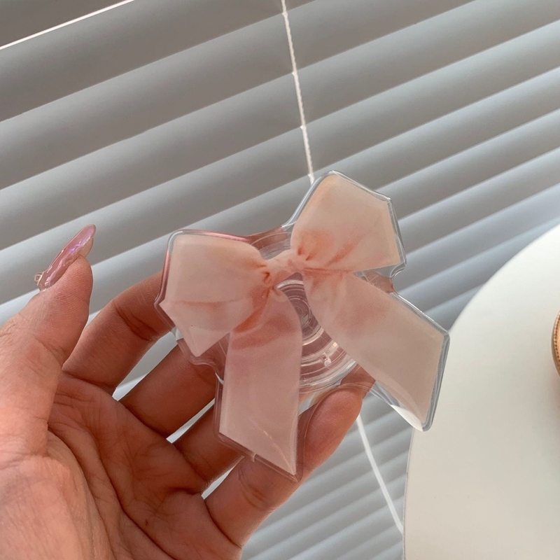 Stand Holder hp Transparan Kupu-kupu Warna Permen Phone Holeder