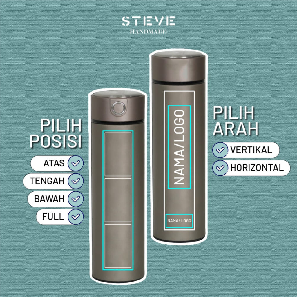 Botol minum stainless termos vacuum tumbler travel mug TM0301 Custom