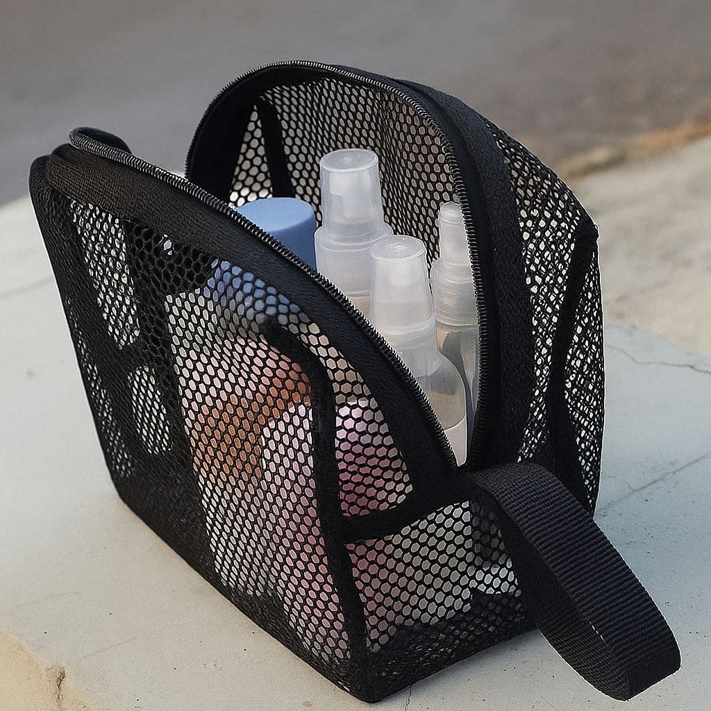 POUCH JARING TRANSPARAN STORAGE PENYIMPANAN MULTIFUNGSI