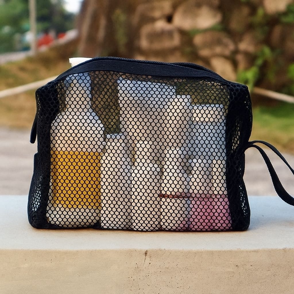 POUCH JARING TRANSPARAN STORAGE PENYIMPANAN MULTIFUNGSI