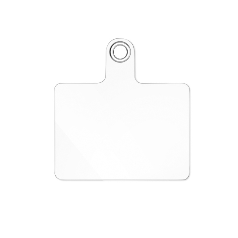 INS Korea Fashion Transparan Love Heart Bow Bracelet Lucu Rantai Manik-manik Gantungan Kunci