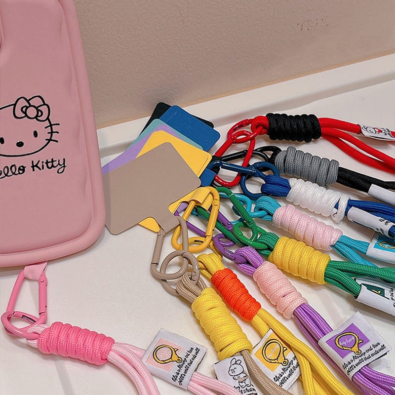 Phone Strap Hp Gantungan Kunci Tas Lucu Tali Lanyard Hp Mini Gelang Gantungan HP Aesthetic Korea-Ver