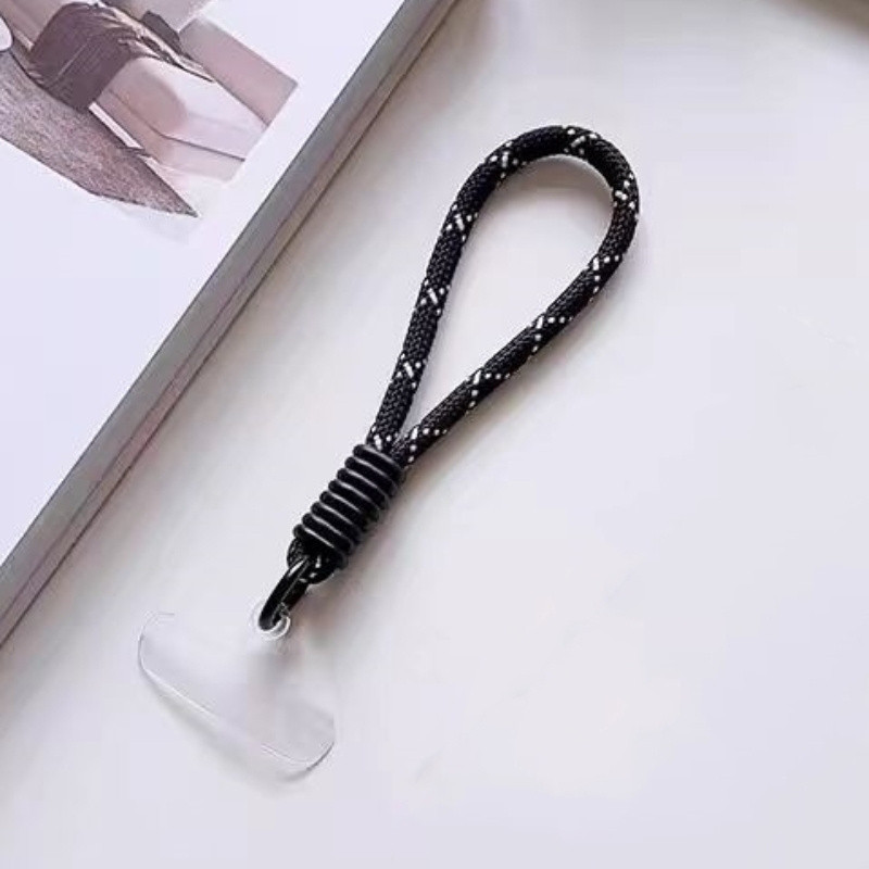 Tali Gantungan Gelang HP Mobile Phone Lanyard Handphone Tangan Pendek Macaron Lanyard Strap Kunci Bahan Silikon Phone Straps & Keychains