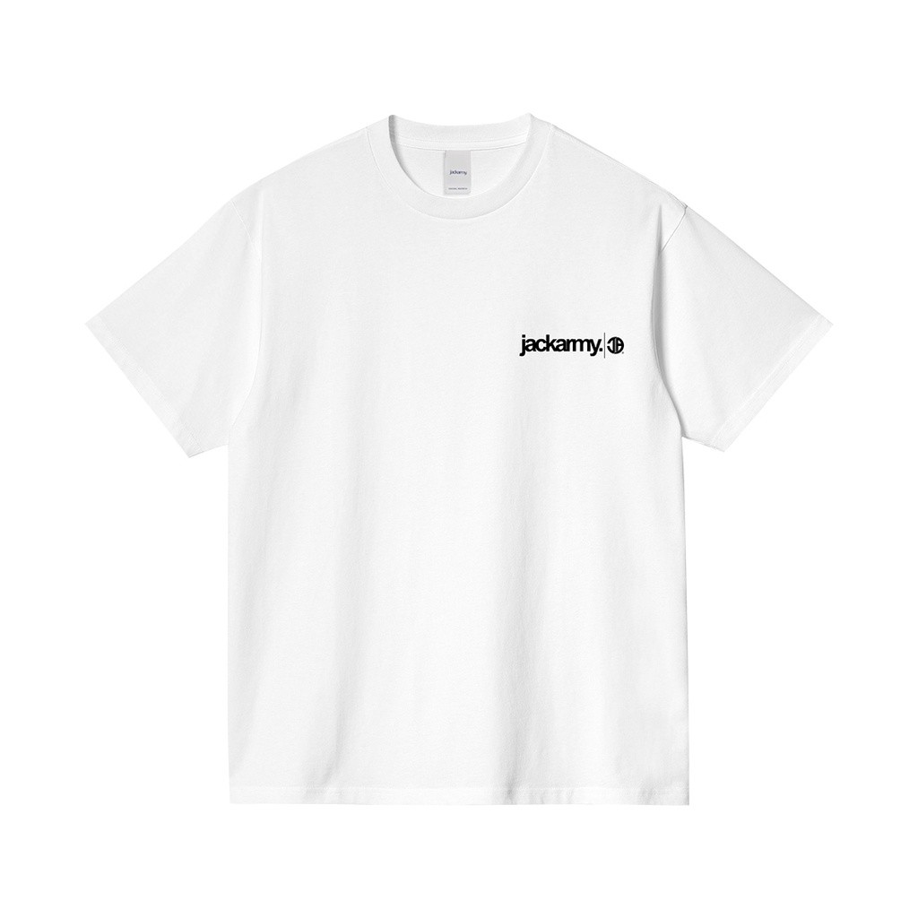 Bosgo Korean Style T-shirt Baju Oversize Pria Putih Distro Lengan Pendek Kaos Pria Wanita Combed 24s c0535