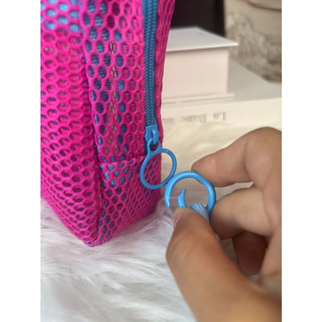 Pouch Jaring Tas Make Up Portable Mini Penyimpanan Alat Kecantikan Anti Jamur Fleksible