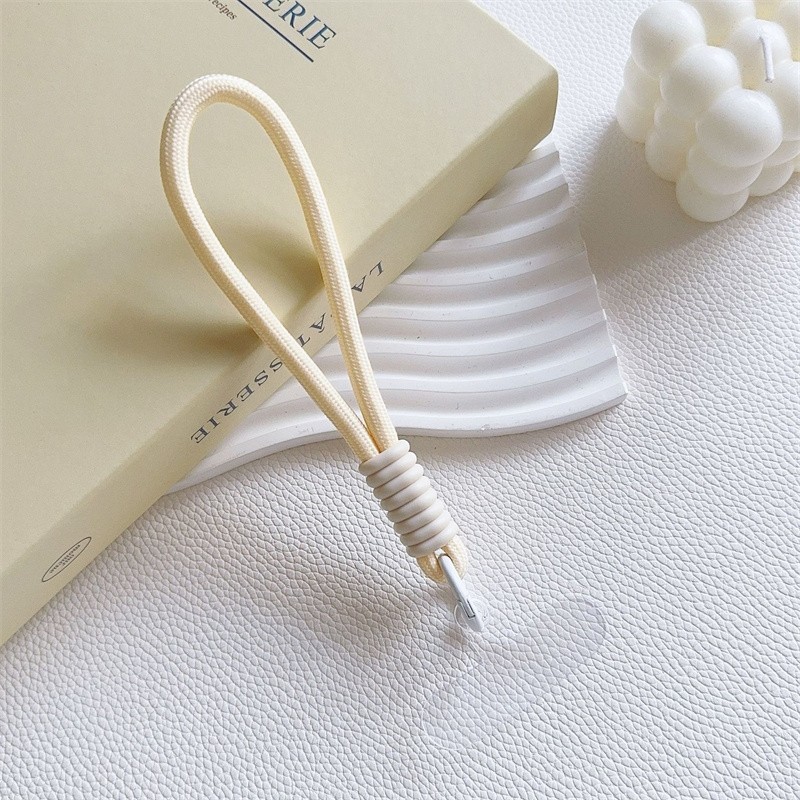 Tali Gantungan Gelang HP Mobile Phone Lanyard Handphone Tangan Pendek Macaron Lanyard Strap Kunci Bahan Silikon Phone Straps & Keychains